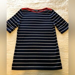 Lauren Ralph Lauren Navy and White Striped shirt